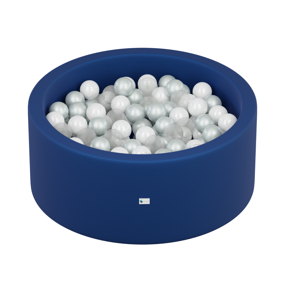 Navy Blue - Pearl, Porcelain, Water Balls