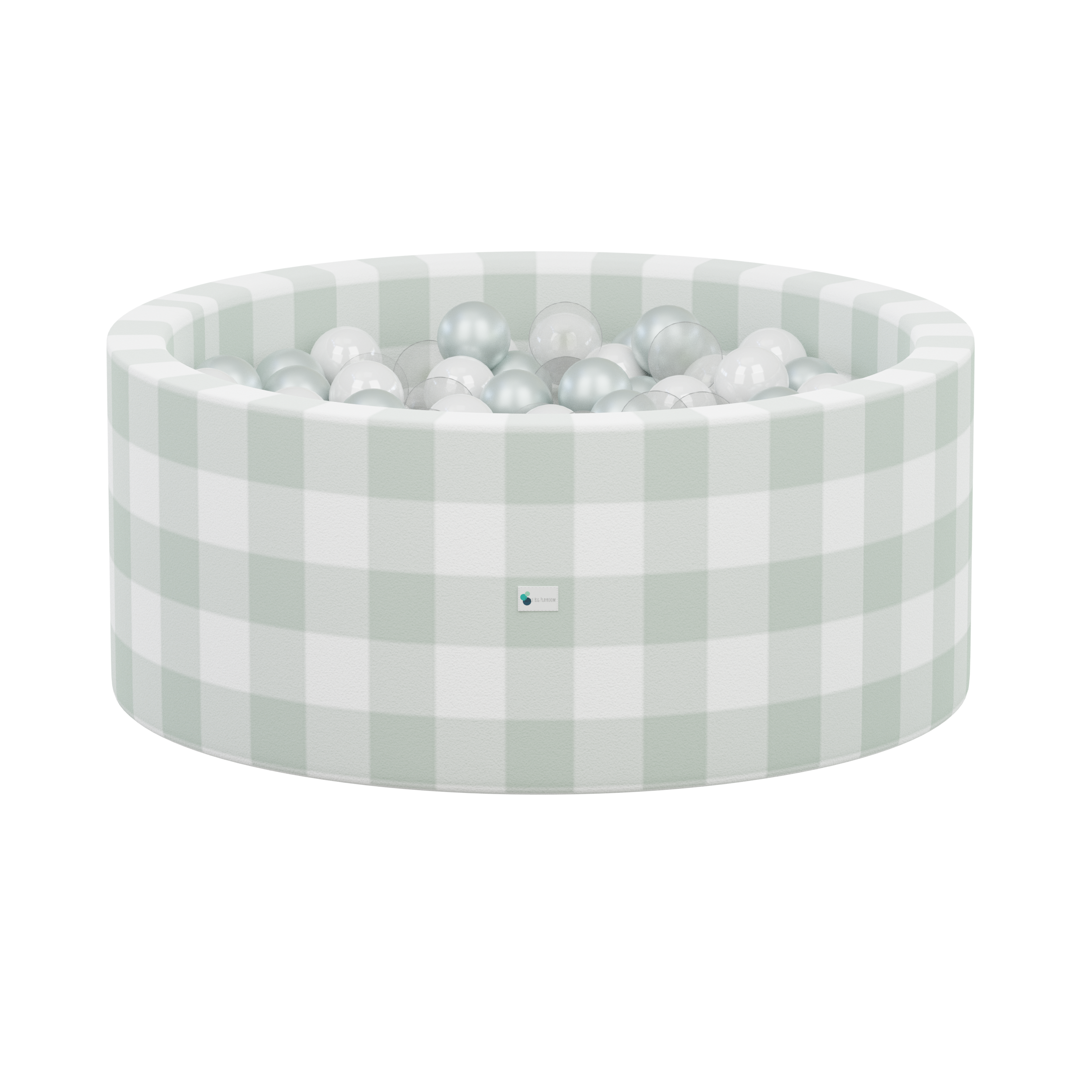 Gingham Sage - 75 Pearl, 75 White, 50 Clear