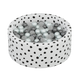 Polka Dot Ball Pit - Pearl, Silver, Water Balls